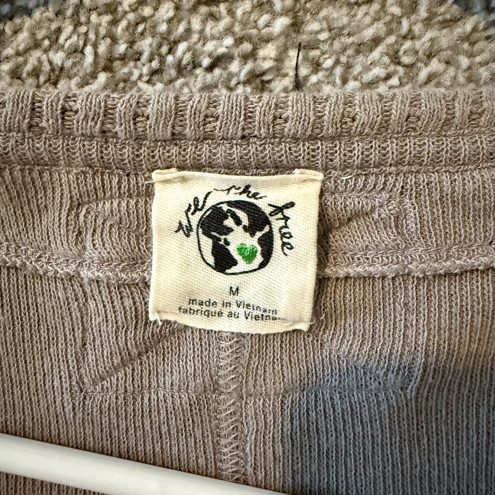 We The Free Taupe Long Sleeve Top